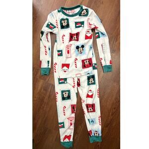 Disney Mickey & Minnie Mouse Christmas pajamas kids 10 super soft
